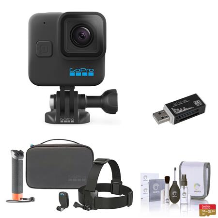 GoPro HERO11 Black Mini Action Camera with Essential Accessories Kit