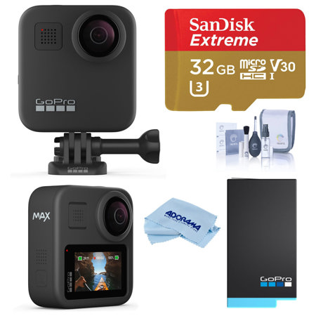 Gopro Max 360 Action Camera With Essential Accessory Kit Chdhz 1 C Gopro Max 360 Action Camera With Essential Accessory Kit Chdhz 1 C