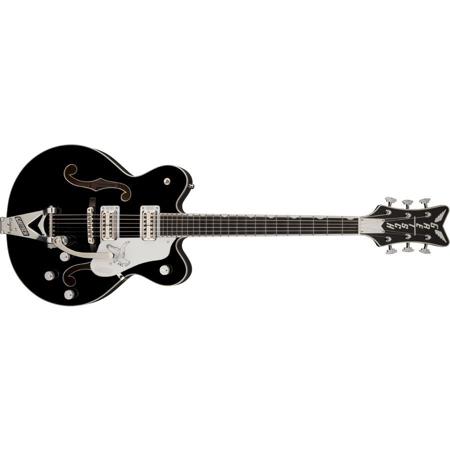 Gretsch G6139T-CBDC Falcon Double Cutaway Electric Guitar with Hardshell Case (Black)