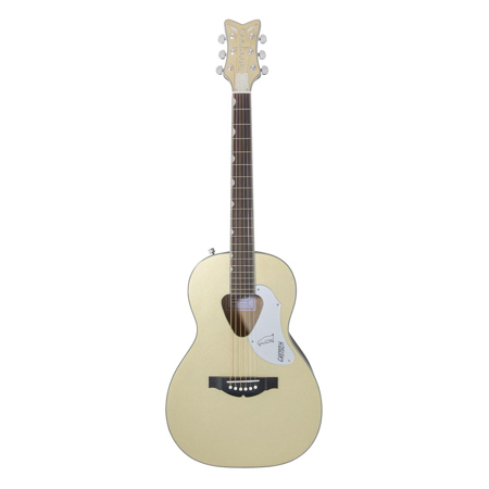 Gretsch G5021E LE Rancher Penguin Parlor 6-String Electric Guitar, Casino Gold