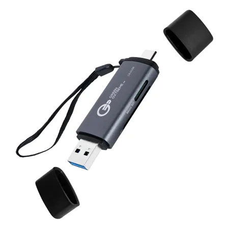 Green Extreme USB 3.0 Type-A and Type-C OTG Card Reader GX-CR-DUSB