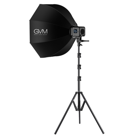 GVM 80W LED Studio Photography Light Kit With Octagon Softbox