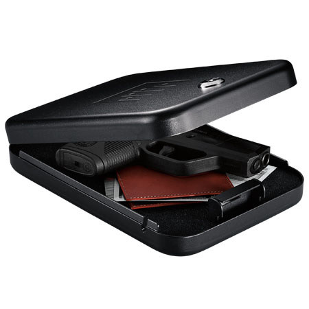 GunVault NV200 NanoVault with Key Lock Fits Full Size 1911 Style Pistols 