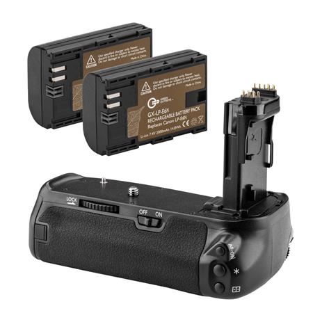Battery Grip Kit for Canon EOS 80D Digital SLR Camera Includes Qty 1 BM Premium LP-E6 Battery BG-E14 Replacement Battery Grip 
