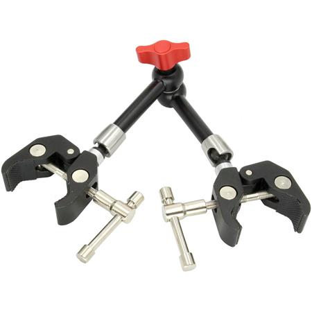 GyroVu Heavy-Duty 7 Articulated Arm Monitor Mount with Adjustable Clamp 