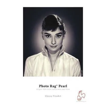 Hahnemuhle Pearl Rag Luster Cotton Photo Paper (17x22"), 25 Sheets