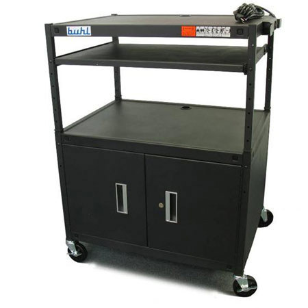 Hamilton Buhl Habc3224e Height Adjustable Av Media Cart With