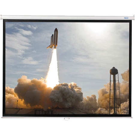 Hamilton Buhl Ws W4580 45 X 80 Manual Wall Ceiling Mounted Projector Screen With Matte White Surface