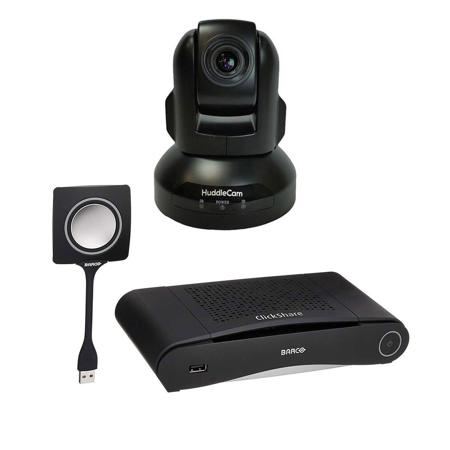 Barco Clickshare Wireless Presentation System With Huddlecam Conference Camera