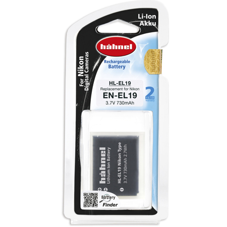 Hahnel Hl El19 3 7v 730mah Battery For Nikon En El19 Battery Hl El19 Hahnel Hl El19 3 7v 730mah Battery For Nikon En El19 Battery Hl El19