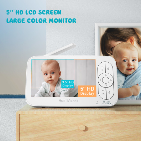Video Baby Monitor with HD PTZ Camera 
