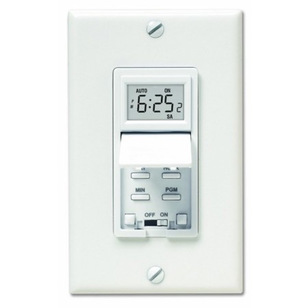 White Honeywell Rpls730b1000 U 7 Day Programmable Light Switch Timer