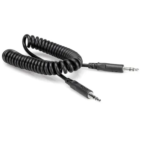 Hosa 5' 3.5mm Male to 3.5mm Male Stereo Interconnect Coiled Cable