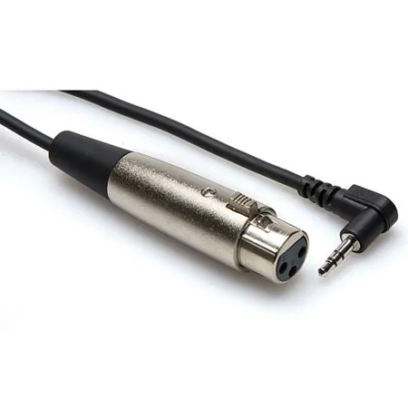 Hosa Technology Hosa 2' XLR3F to Right Angle 3.5mm TRS Microphone Cable