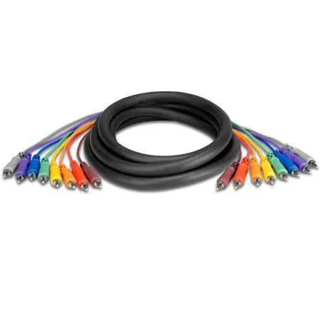 Hosa Technology Hosa 2m (6.6') Unbalanced Snake, RCA to RCA