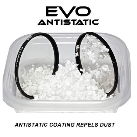 Hoya Evo Antistatic UV Filter 49mm Dust // Stain // Water Repellent Low-Profile Filter Frame
