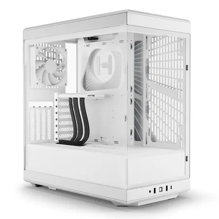 HYKE、s HYTE Y40 S-Tier Aesthetic Panoramic Tempered Glass ATX Mid-Tower