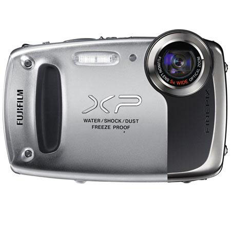 Fujifilm FinePix XP50 Digital Camera Silver Bundle