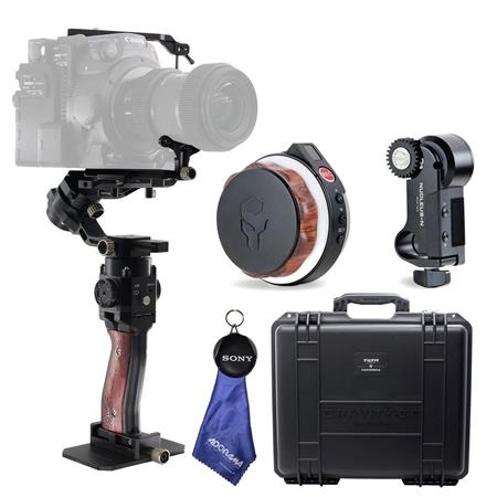 Tilta Gravity G2X Compact Handheld Gimbal with Nucleus-Nano Wireless Lens  Control System, 18650 & 14500 Charger, and Case