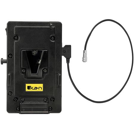 Ikan STRATUS V-Mount Battery Plate with D-Tap/USB Ports, 15mm Rod Mount and  Power Cable for Blackmagic Pocket Cinema Camera 6K & 4K