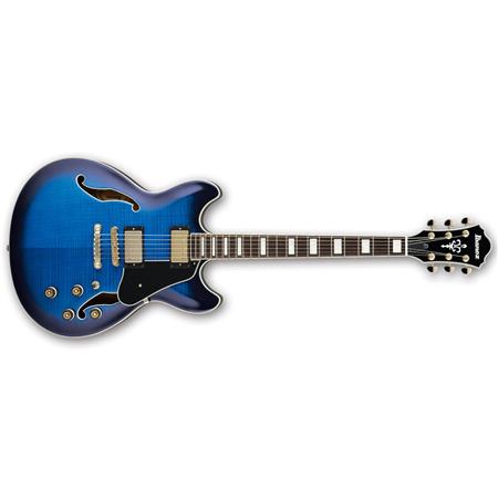 Ibanez Artcore Expressionist Series AS93 Hollow-Body Electric Guitar, 22  Frets, 3-Piece Mahogany/Maple Set-In Neck, Passive Pickup, Bound Rosewood  