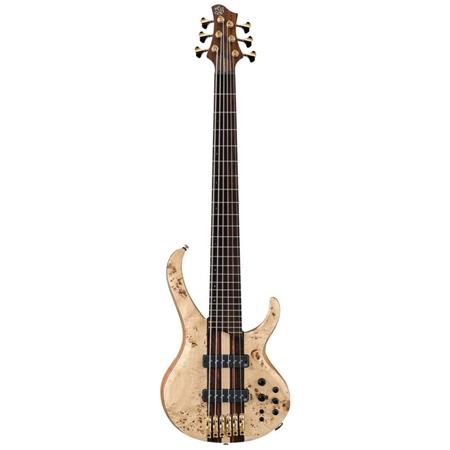 Ibanez BTB Premium Series BTB1606E Electric Bass Guitar, Rosewood  Fretboard, Natural Flat