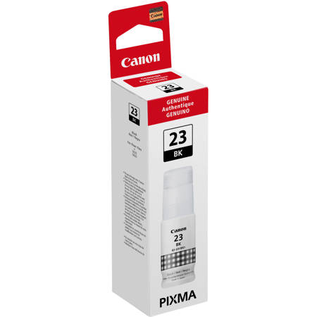 Canon Gi 23 Black Ink Bottle For Pixma G6 Wireless Megatank Photo Aio Printer 4696c001