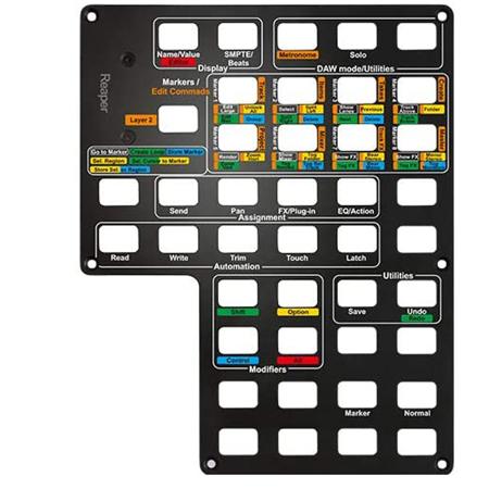 ICON Digital Reaper Auto-Detect Panel for Qcon Pro X Control Surface ...