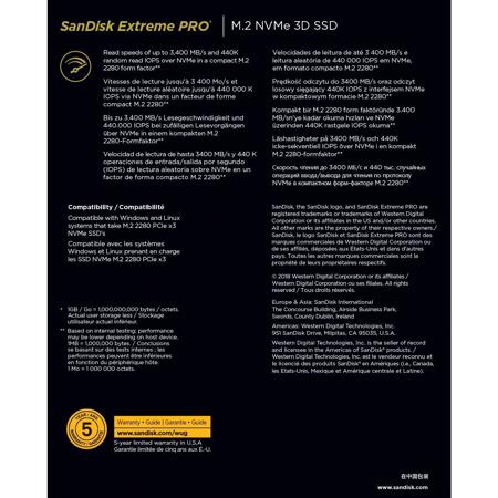 Sandisk Extreme Pro M 2 Nvme 3d Ssd