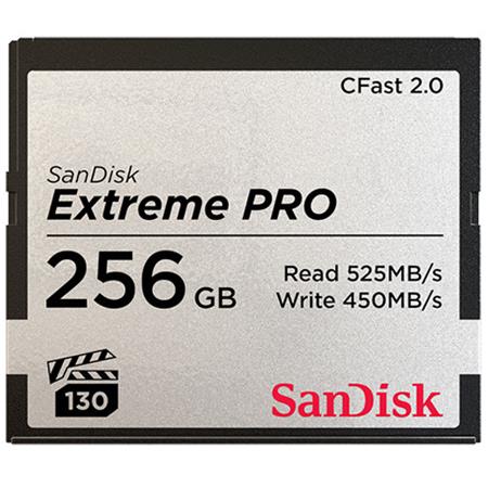 SanDisk Extreme PRO 256GB CFast 2.0 Memory Card SDCFSP-256G-A46D