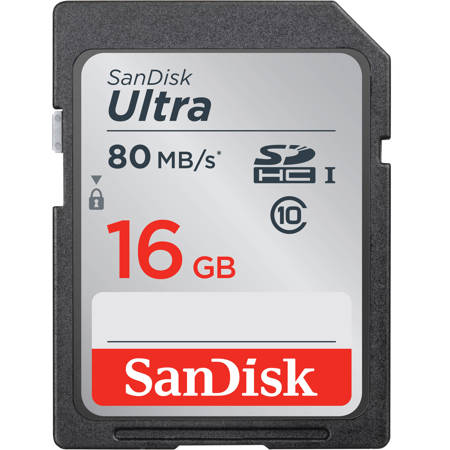 Sandisk 16gb Ultra Uhs 1 Sdhc Memory Card Class 10 Sdsdunc 016g An6in