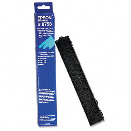 epson 8758 black printer ribbon for 8750 8755 series 8758 epson 8758 black printer ribbon for 8750 8755 series 8758