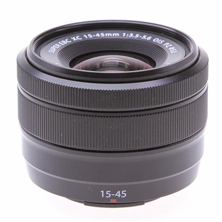 Used Fujifilm XC 15-45mm f/3.5-5.6 OIS PZ Lens, Black E