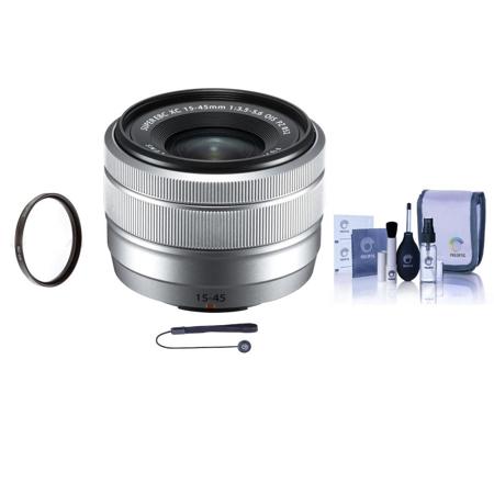 Fujifilm Xc 15 45mm F3 5 5 6 Ois Pz Lens Silver With Free Accessoruy Bundle A