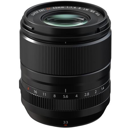 Fujifilm XF 33mm f/1.4 R LM WR Lens, Black Fujifilm XF 33mm f/1.4 R LM WR Lens, Black