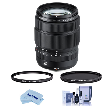 Fujifilm Gf 32 64mm F 4 R Lm Wr Wide Angle Zoom Lens With Hoya Filter Kit F