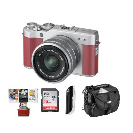 Fujifilm X-A5 Mirrorless Camera with XC 15-45mm Lens Silver W/Free Mac Accessory 16568937 MA