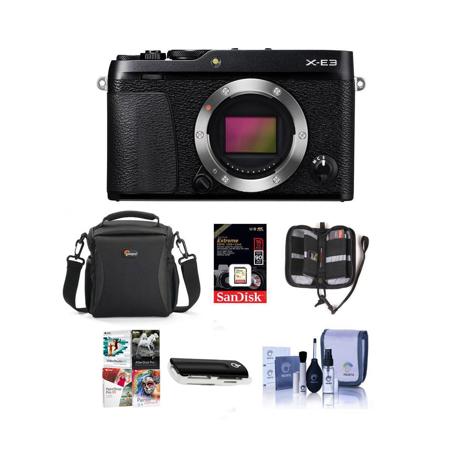 Fujifilm X-E3 Mirrorless Body, Black With Free Accessory Bundle 16558530 A