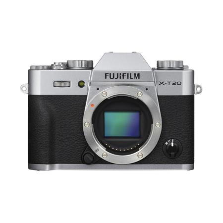 Fujifilm X T20 Mirrorless Camera Body Silver 16542359 Adorama