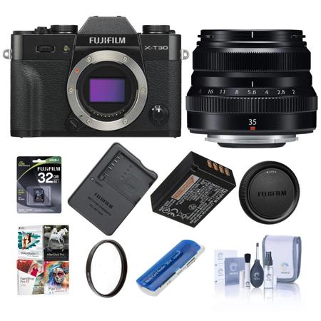 Fujifilm X T30 Mirrorless Digital Camera Black With Fuji Xf 35mm F