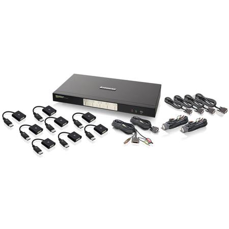 Iogear 4 Port Dual Link Dual View Dvi And Displayport Kvmp Switch Kit Gcs1644dpkit Iogear 4 Port Dual Link Dual View Dvi And Displayport Kvmp Switch Kit Gcs1644dpkit