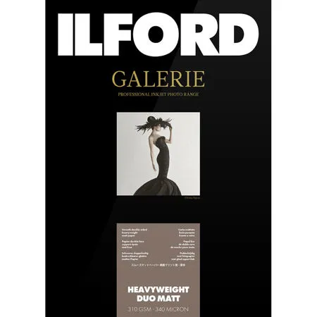 Ilford Galerie DuoMatt Matte Photo Paper (13x19"), 50 Sheets Double-Sided