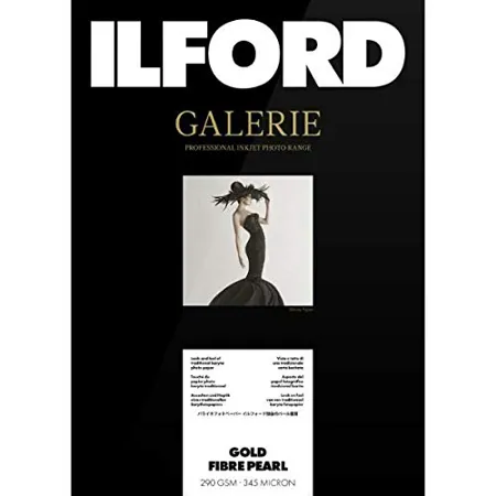 Ilford GALERIE Gold Fibre Pearl Inkjet Photo Paper, 290 gsm, 6x4", 50 Sheets