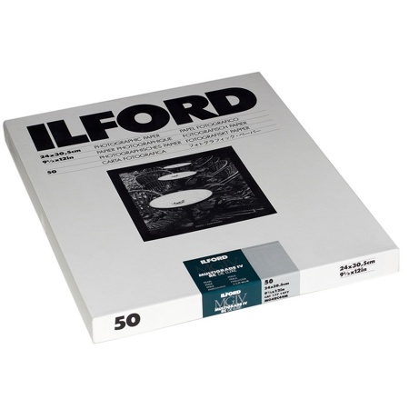 Papier Photo Ilford MGIV Fibre Brillant - 50 Feuilles 8x10 Pouces - Neuf