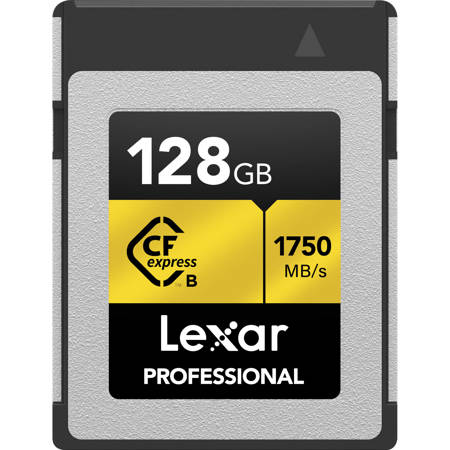 Lexar 128GB Professional CFexpress Type-B Memory Card, 1750MB/s Read and 1000MB/s Write Speed