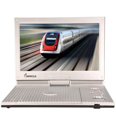 Impecca Dvp 1025 Portable Dvd Player With 10 2 16 9 Swiveling Tft