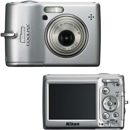 Nikon Coolpix L12 Digital Camera, 7.1 Megapixel, 3x Optical Zoom, 4x  Digital Zoom, 2.5