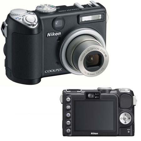 Nikon Coolpix P5000 Digital Camera, 10 Megapixel, 3.5x Optical Zoom, 4x  Digital Zoom, 2.5