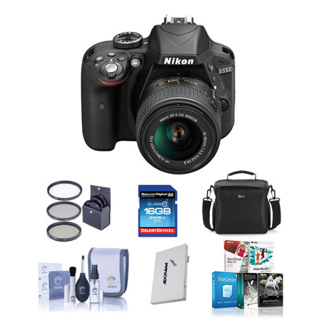 Nikon D3300 Dslr With 18 55mm Vr Ii Lens And Free Accessories Black 1532 Nk