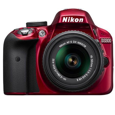 Nikon D3300 Camera W 18 55 Vr Ii Lens Red Bundle W 24 85 Vr Lens More 1533 L5